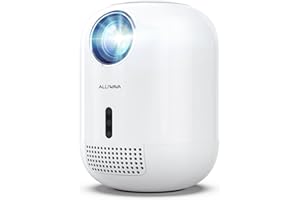 ‎ALLIWAVA Beamer【Autofokus/Trapezkorrektur】 Portable Beamer mit 5G WiFi und Bluetooth, Mini Beamer 4k Native 1080P Outdoor Projektor, Heimkino Video Beamer kompatibel mit Smartphone/TV Stick/PS5 Projektor