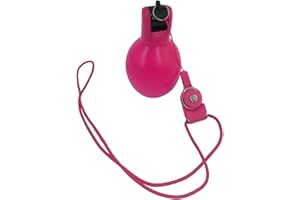 Fonowx Pfeife Sport Handpfeife, Sportpfeife mit Umhängeband, Trillerpfeife für Trainer, Schiedsrichter Pfeife, Hand Squeeze Whistles für Schiedsrichter, Sportlehrer, Hundetrainer