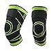 Produktbild BSTZ Atmungsaktive heiße Knieschützer Wintersport Sicherheit Knietraining elastische Kniebandage Knieschutz 1 Stück Grün 3 XL