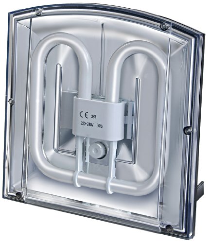 Brennenstuhl Power Jet-Light / Strahler ideal als Bauleuchte für außen und innen (heller Scheinwerfer IP54 geprüft, 1,8m Kabel, 38 Watt) Farbe: schwarz