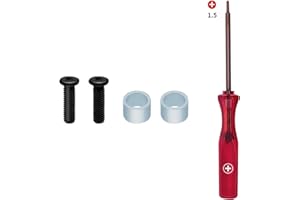 Mcbazel PS5 SSD Hard Drive Replacement Repair Kit 2 Sets Screw with Screw Ring & Screwdriver(Not for PS5 Slim/PS5 Pro)