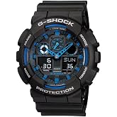 Casio GA-100-1A2DR G-Shock Erkek Kol Saati, Siyah, Standart