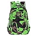 Produktbild Bom Bom Jungen Camouflage Schultasche Outdoor Freizeit Daypack (Tarnung-grün)