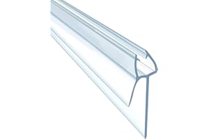 EA ARENA Shower Door Seal Strip for 4-6mm Glass, Covers up to 20mm Gap, Perfect Transparent Screen Replacement with 90cm Adjustable Length (For4-6mm Thickness, 15-17mm Gap 900mm)
