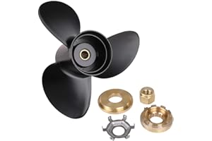 Tutor Auto 14 1/2 x 19 Pitch 48-832830A45 Aluminum Boat Propeller for Mercury Outboard Engine 135-300HP&Mercruiser Alpha, 14.5 x 19Pitch with 15 Spline Tooth, RH (Hub Kits Included)