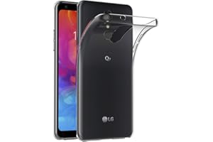 AICEK Etui kompatybilne z LG Q7, przezroczyste silikonowe etui do LG Q7, przezroczyste etui (5,5 cala)