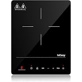 Portable Induction Hob, IsEasy Induction Hob 2100W, 11" Cooking Plate