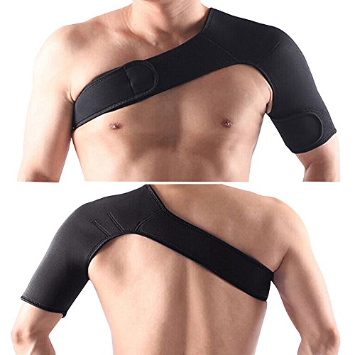 Lalawow Professioneller Verstellbarer Schulterschutz Schulterpolster Shoulder Pad Shoulder Protection für Fußball Badminton Basketball Baseball - 5