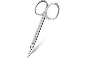 AASHTA Forbicine per cuticole, forbici per tagliare le cuticole e le unghie use professionale e domestico fatto a mano con molta precisione forbicine per taglia unghie bambini.