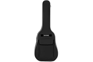 IPENNY Gitarrentasche Gepolsterte Wasserdicht Doppelgurte Gitarrenhülle 40 41 Zoll 600D Oxford 5MM Akustikgitarrentasche Gig Bag für Akustikgitarren