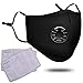 Produktbild Anti Verschmutzung Maske Erwachsene PM 2,5 Pollen Staub Maske waschbar Anti-Fog Anti Staub Maske Antibakterielle Aktivkohle Filter Cechya Mund Maske mit 2 Filter