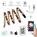 Produktbild LED TV Hintergrundbeleuchtung Arbeitet mit Alexa, Google Home, IFTTT, Wifi Wireless Smart Phone Gesteuert LED Steifen 2m Kit für 40-60 Zoll TV, 5050SMD RGB USB Powered Led Strip mit Fernbedienung