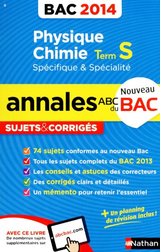 Annales : Physique-Chimie Term S