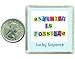 Lucky Sixpence Coin Gift, great inspirational good luck charm present idea for friends, relatives, and work colleagues for occasions like birthdays, anniversaries, xmas