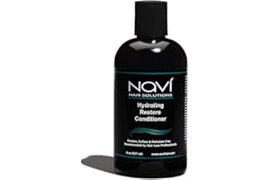 NAVI HAIR SOLUTIONS Navi Hair Loss Conditioner to Restore Hair Growth, Moisturizing Conditioner Safe for Color Treated Hair, DHT Blocker for Thinning Hair, Hair Regrowth and Thickening for Men and Women, 237ml