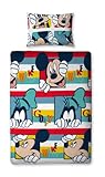 Character World Disney Mickey Mouse Play Single Rotary Duvet Set, Multi-Color