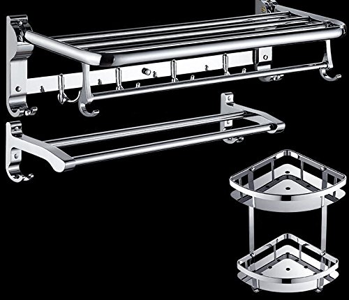 Preisvergleich Produktbild KIEYY Handtuchhalter, Edelstahl bad Handtuchhalter, Badezimmer Rack, Badezimmer Badezimmer, Badezimmer hardware Anhänger Set, 54-tausend Acht hundert und fünfzig - vier