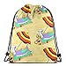 Produktbild vintage cap Sunbathing Shark_45197 3D Print Drawstring Backpack Rucksack Shoulder Bags Gym Bag for Adult 16.9"x14"