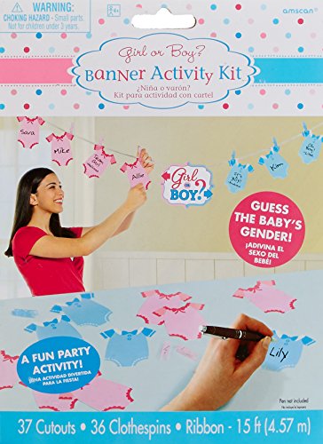 Partyspiel - Gender Reveal Party - Was wird es- Mädchen oder Junge?
