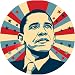 Produktbild ROWENA.Multi Function Cell Phone Holder.Expanding Stand and Grip Mount Holder(white)--Barack Obama Ceramic