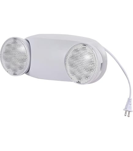 KnightsBridge 230V IP20 6W LED Twin Spot Emergency Light Electrical World
