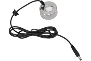 Beufee Nebulizzatore ad ultrasuoni, Nebulizzatore in Alluminio Nebulizzatore Acqua Mister Terrario Mister DC 12V Interfaccia Fontana Interna Paesaggio Atomizzatore Umidificatore per