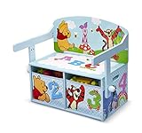 Winnie the Pooh Sitzbank & Schreibtisch mit Stauraum (Blau) - 4