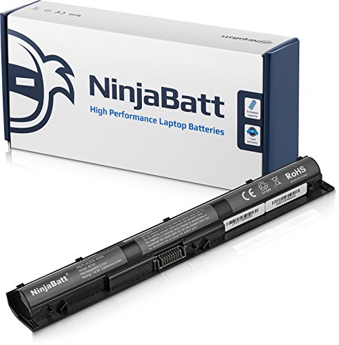 NinjaBatt Batería para HP KI04 800049-001 TPN-Q160 TPN-Q158 TPN-159 TPN-Q161 TPN-Q162 HSTNN-LB6R HSTNN-DB6T HSTNN-LB6S 800010-421  Alto Rendimiento [4 Celdas/2200mAh/33Wh]