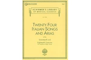 Twenty-Four Italian Songs And Arias Of The 17th And 18th Centuries - Medium High Voice (Book/CD). Für Mittlere Stimme, Hohe Stimme, Klavierbegleitung