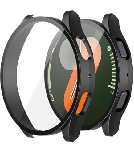 MORUS Hard PC Screen Protector Case for Samsung Galaxy Watch 7