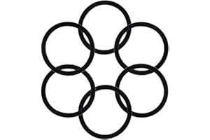 Othmro 10 Pcs Rubber O-Rings, Nitrile Rubber Washers Seal O Rings 48mm OD 40mm ID 4mm Width, Sealing Gasket for Taps, Plumbing