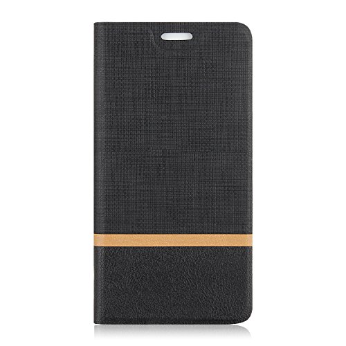 Funda Redmi Note 4X  Shanphone Tipo libro piel PU Cover Carcasa plegable cartera con soporte flip Case para Xiaomi Redmi Note 4X  Negro