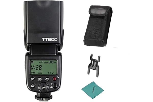 Godox TT600 Flash Speedlite sans Fil 2.4G Intégré GN60 pour Canon Nikon Pentax Olympus Fujifilm Compatible avec AD360II-C AD360II-N TT685C TT685N Flash X1T-C / N Déclencheur