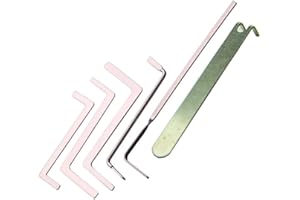 Loboo Idea 6-teiliges Schlosser-Spannschlüssel-Set für Schlosser, Schlosser, Spannschlüssel, Werkzeug-Set