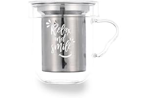 Quid TAZA VIDRIO FILTRO INOX