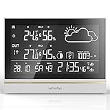Funkwetterstation mit Riesiges LCD Bildschirm Display...