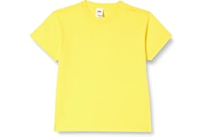 ShirtInStyle Fruit of The Loom T-shirt basique uni pour enfant Plusieurs couleurs Tailles 104-164