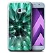 Produktbild Stuff4 Gel TPU Hülle / Case für Samsung Galaxy A3 (2017) / Türkis Muster / Multi Farbe Licht Blume Kollektion