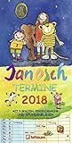 Janosch Familientermine 2018 - Familienkalender, 5 Spalten, Terminplaner, Kalender für Kinder, mit Stundenplan - 23 x 48 cm by 