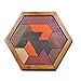 Produktbild Einlege Puzzle für Kinder, Vicoki Hexagon Puzzle Blöcke Kinder Pädagogisches Spielzeug, Tangram Tpe