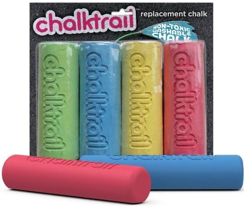 Chalktrail Replacement Chalk, Pack of 4 by Chalktrail