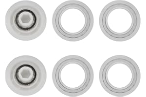 AILLSA 3884997-R6 Dolphin Ersatzteile Führungsräder (4 Stück) mit 2 Pully Getriebe, kompatibel mit Maytronics Dolphin Nautilus, Nautilus CC Plus, M200, M400, M500, Premier Poolreiniger