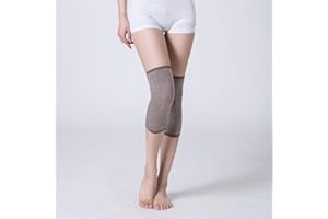 LONTG Femme Homme Genouillère en Laine Protège-Genou Anti-Froid pour Rhumatisme Arthrite Soulager Douleur Genouillère de Compression de Ski Vélo Moto Soutien de Genou Épais Chaud Respirant Hiver-Automne