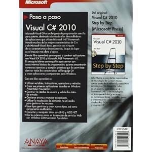 Visual C# 2010 (Paso A Paso)