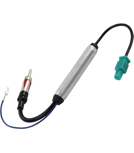 Adaptateur Antenne DIN Vers Fakra Avec Alimentation Fantôme – Compatible Audi, VW, Skoda, Seat