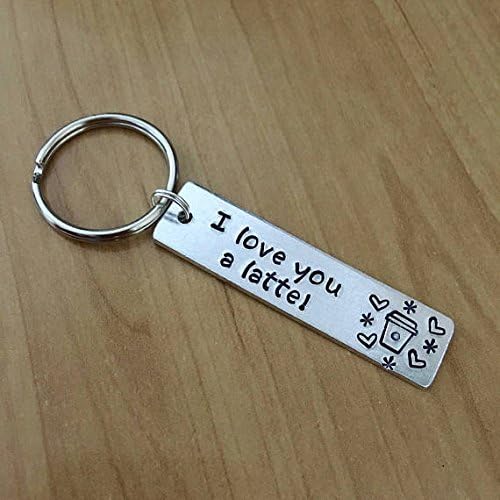 I Love You A Latte Keychain