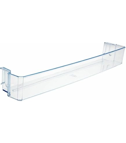 Vano Portaoggetti LUTH Premium Per Zanussi 224610708/6 – Ripiano Porta Frigorifero 438 X 50 Mm, Bianco