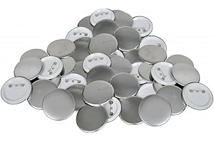 vidaXL Buttonrohlinge Rohlinge für Buttonmaschine Buttonteile 58mm 500 Sets