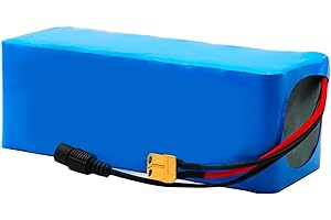 OMURGA Batteria per Bici elettrica da 24V 25.2V 15AH, Batteria per Bici elettrica Batteria al Litio Impermeabile Batteria Bici Elettrica agli ioni di Litio per 800W Motore E-Bike 25.2V15AH,XT60