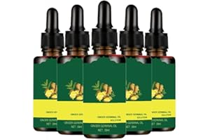 INGZY Sérum de Croissance de Cheveux, Huile Germinale de Gingembre, Perte de Cheveux et Cheveux Effiler Traitement, Sérum de Cheveux, Favorise la Pousse des Cheveux Plus épais, Anti Chute Cheveux